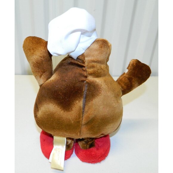 Christmas Dan Dee Chef Poop Emoji Plush 9" Brown & Red Stuffed Animal See Video - Picture 2 of 7